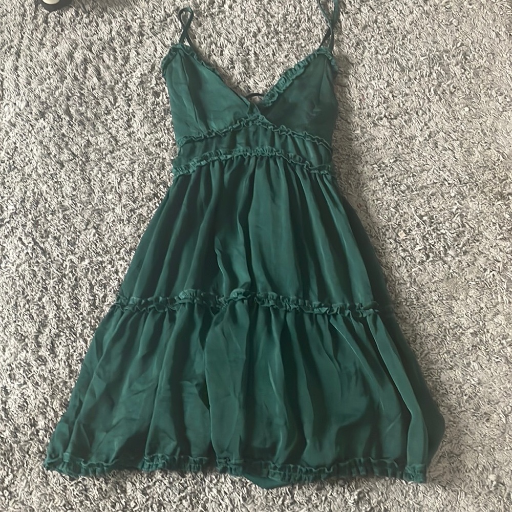 Dark green dress brand new with tags